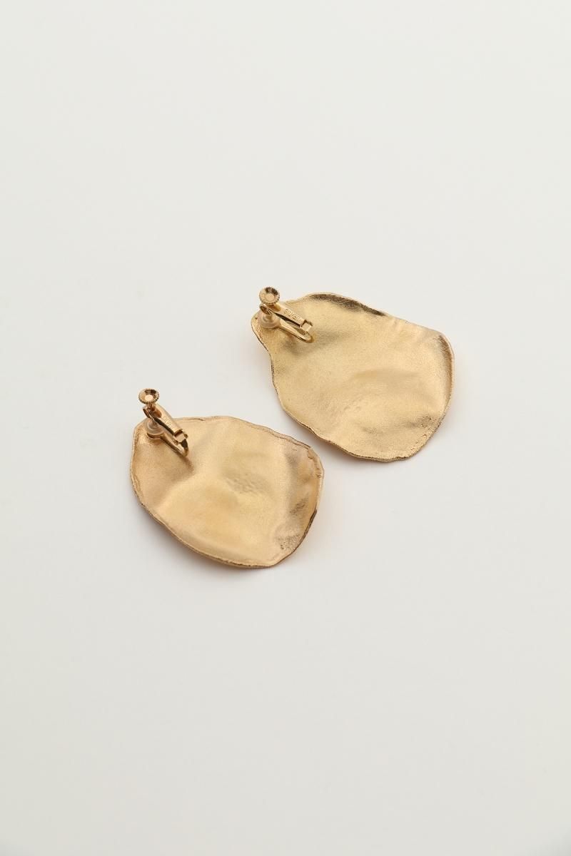 -長さ50mm巾40mmMARGE Irregular shape single earrings