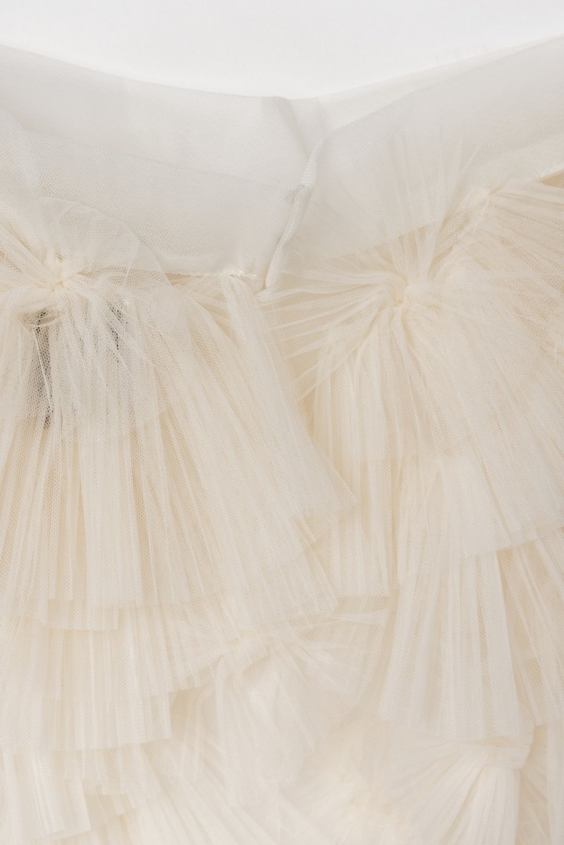 Tulle decorative over skirt (pale pink)