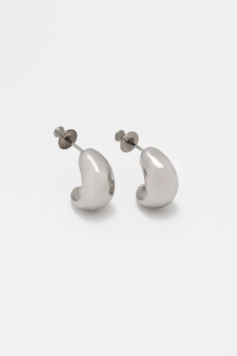 Small hoop earrings (silver)