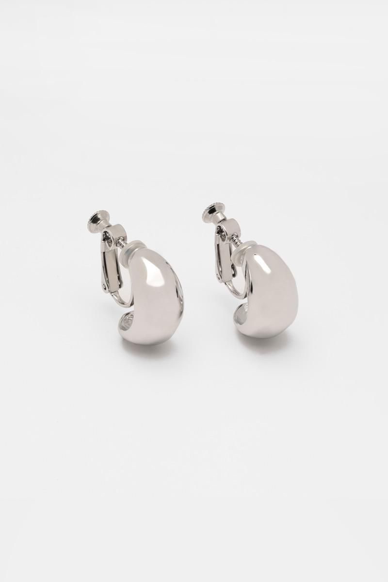 Small hoop earrings (silver)