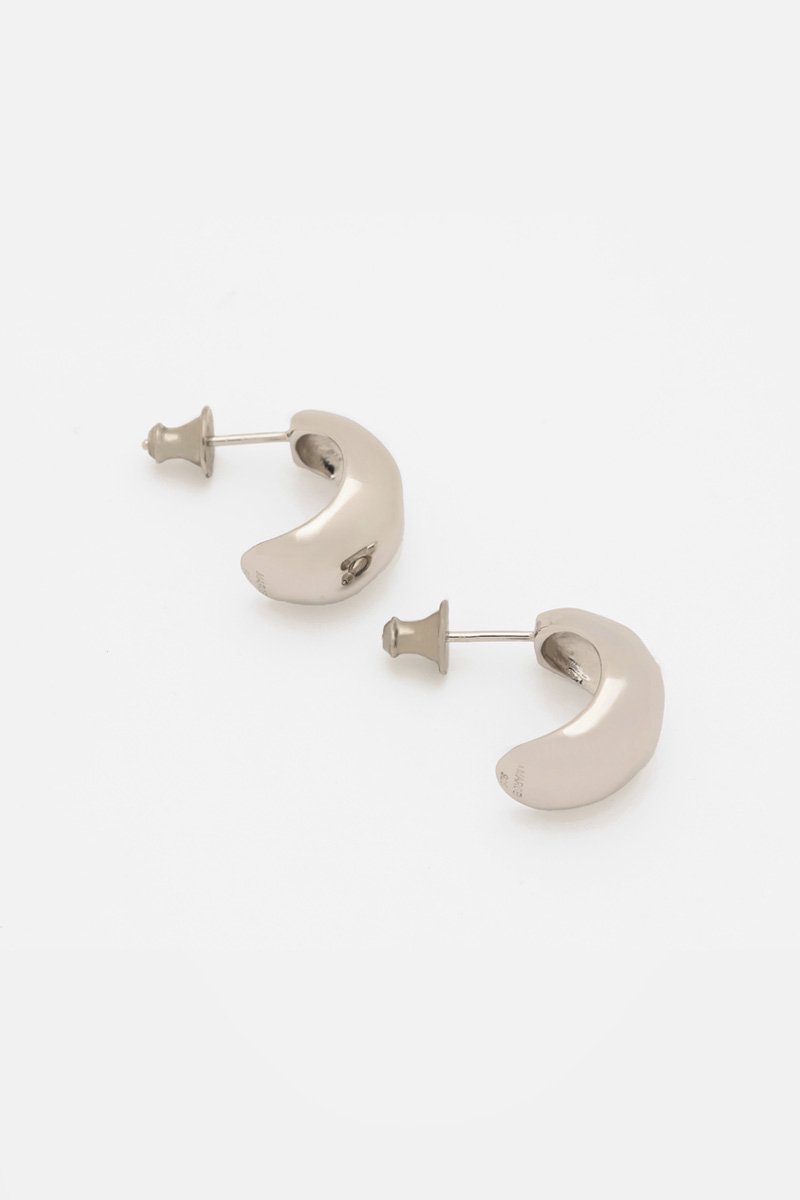 Small hoop earrings (silver)