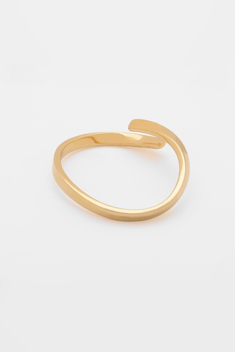 Twist wave bracelet (gold)