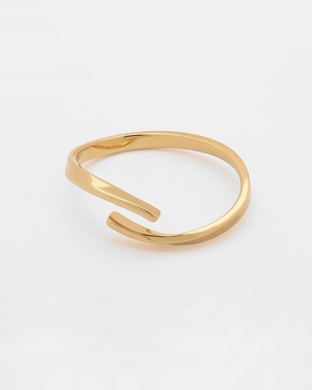 Twist wave bracelet (gold)