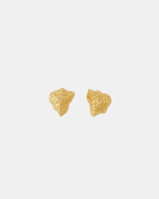 Pebble earrings (gold)