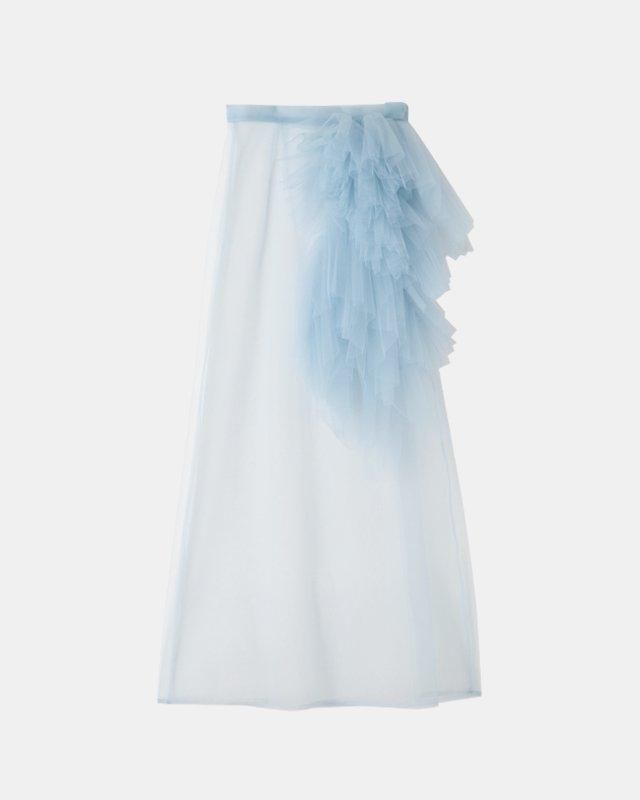 Tulle decorative over skirt