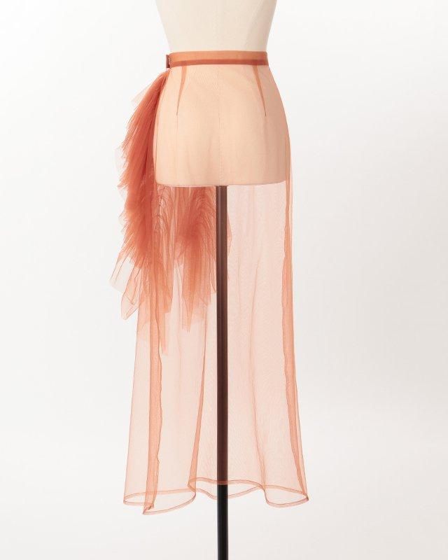 Tulle decorative over skirt