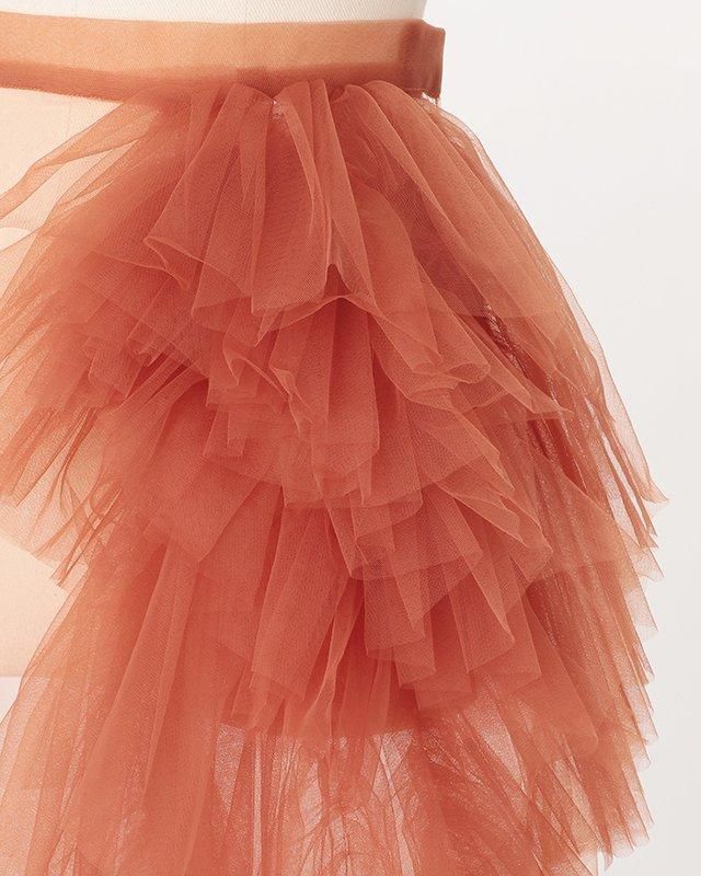 Tulle decorative over skirt