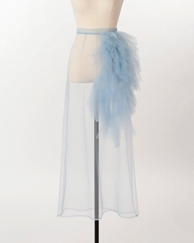Tulle decorative over skirt