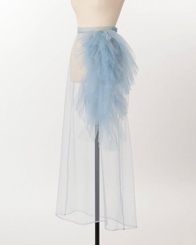 Tulle decorative over skirt