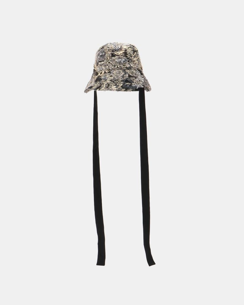 Jacquard bucket hat