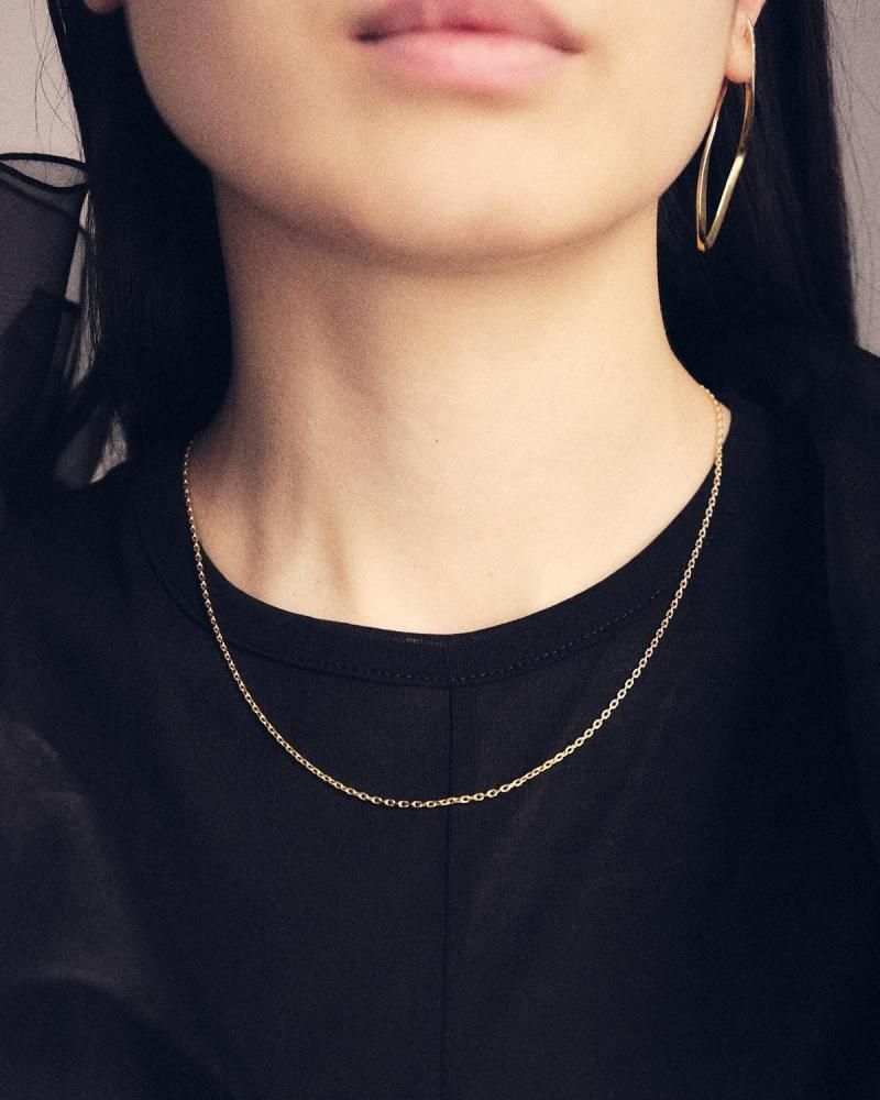 Beans link necklace (18K gold)