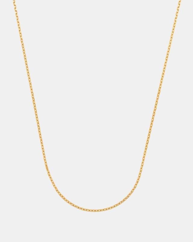 Beans link necklace (18K gold)