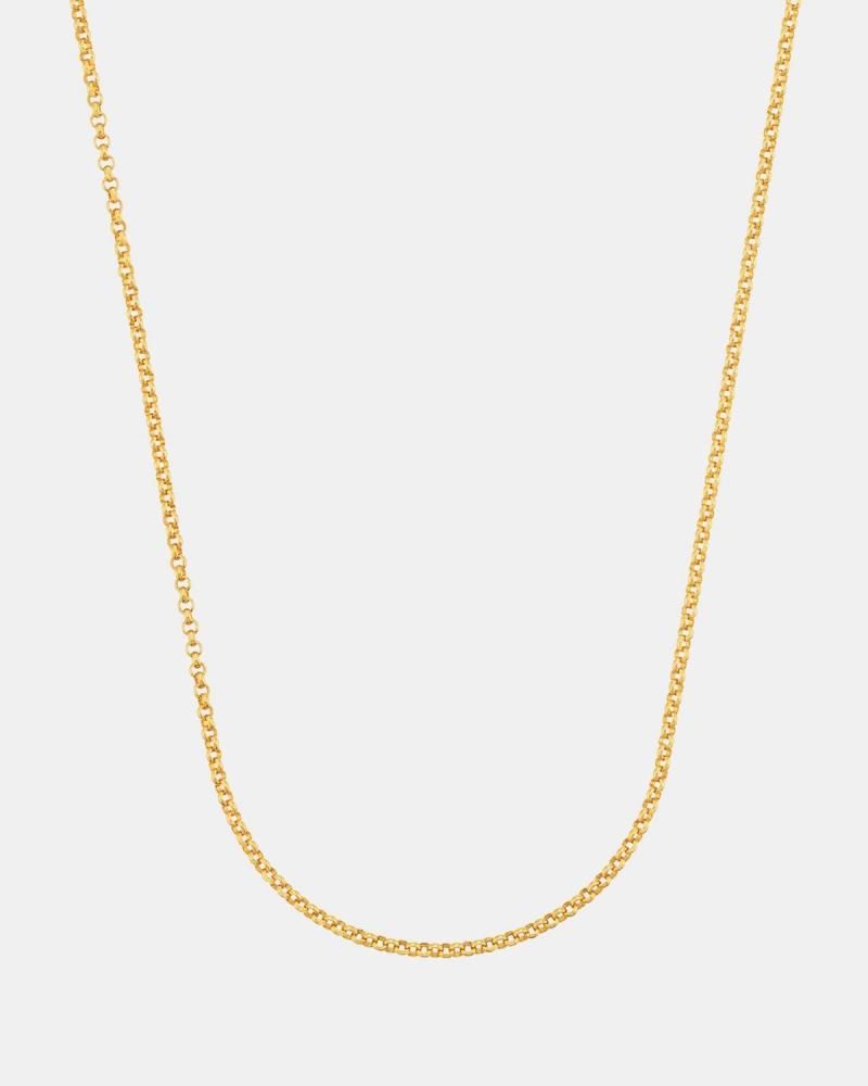 Circle  link necklace (18K gold)