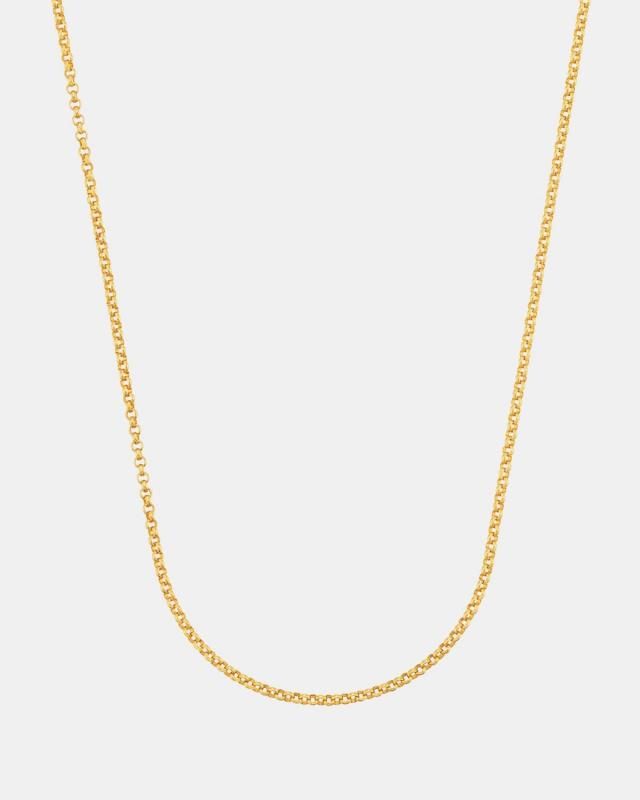 Circle  link necklace (18K gold)