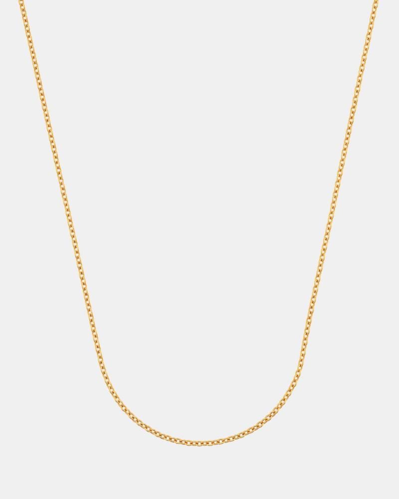 Oval  link necklace (18K gold)