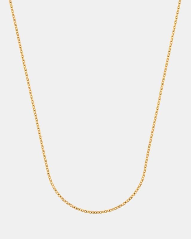 Oval  link necklace (18K gold)