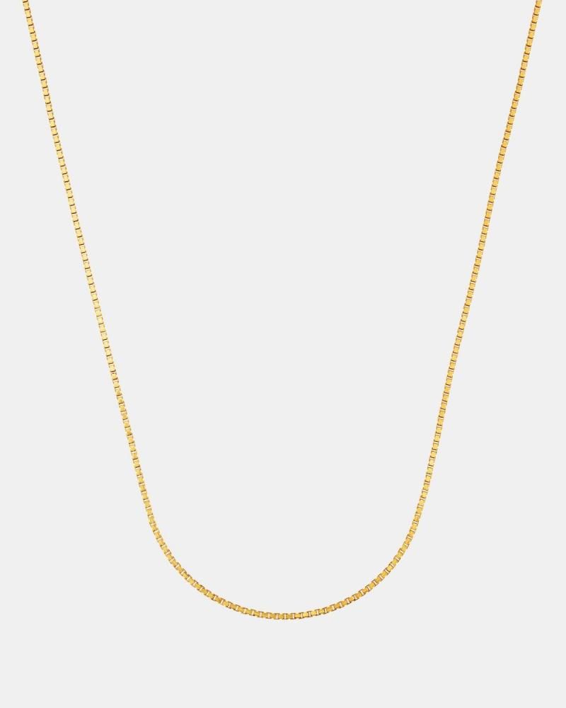 Square necklace (K18gold)
