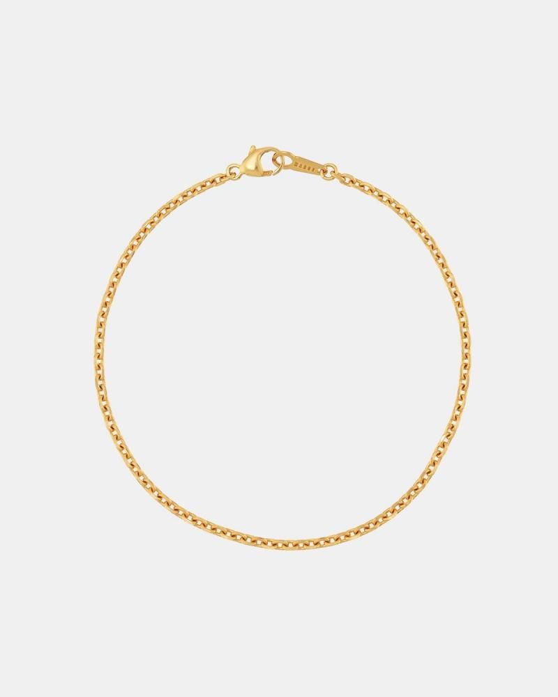 Beans link bracelet (18K gold)