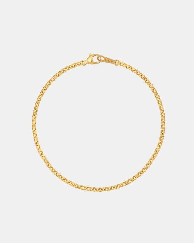 Circle link bracelet (18K gold)