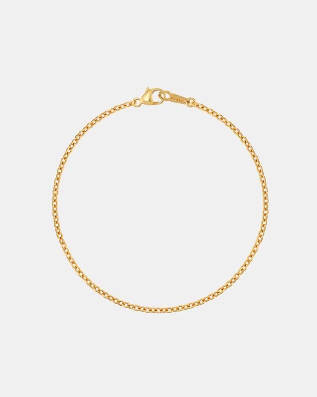 Oval link bracelet (18K gold)