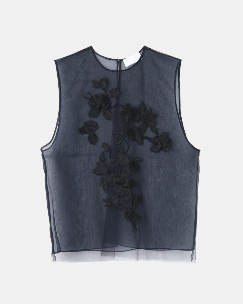 Tulle embroidery p/o - MARGE Online Shop