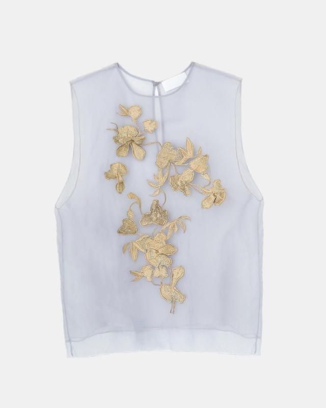 Tulle embroidery p/o
