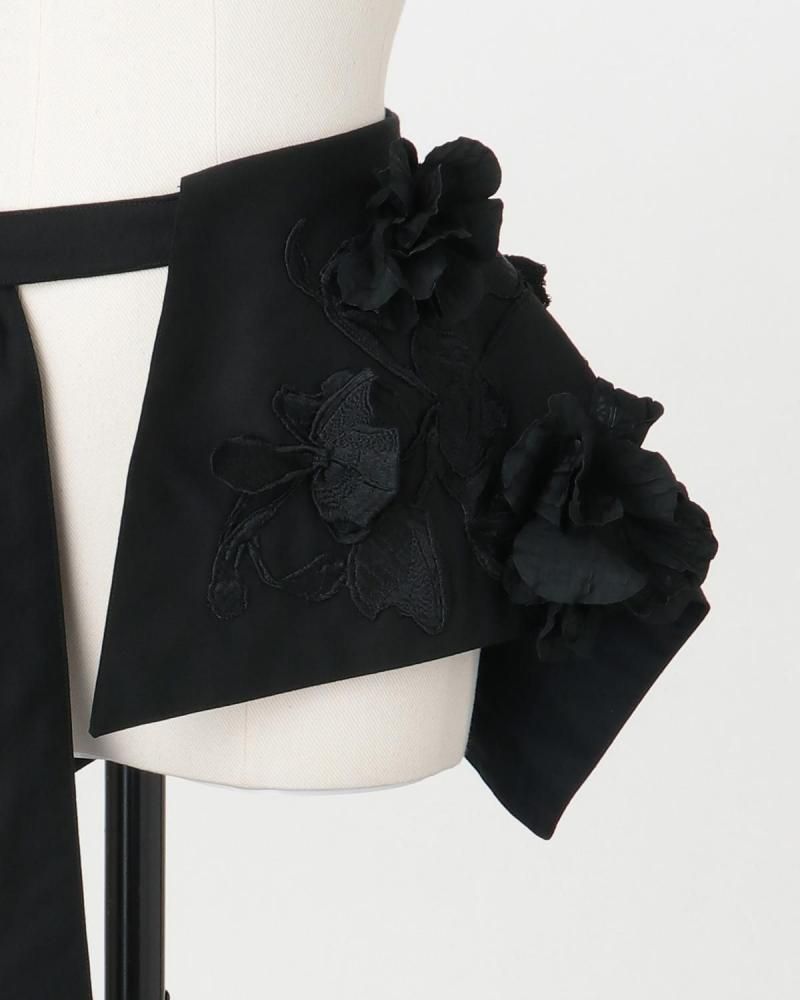 Wool mix decorative collar