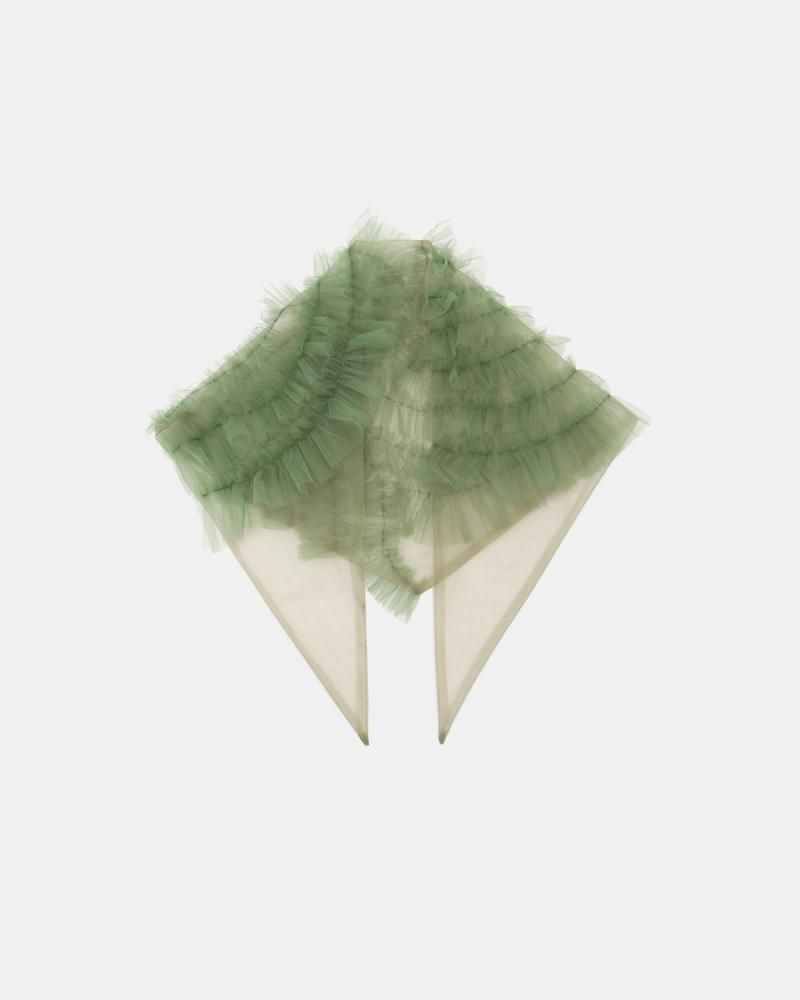 Tulle frill scarf