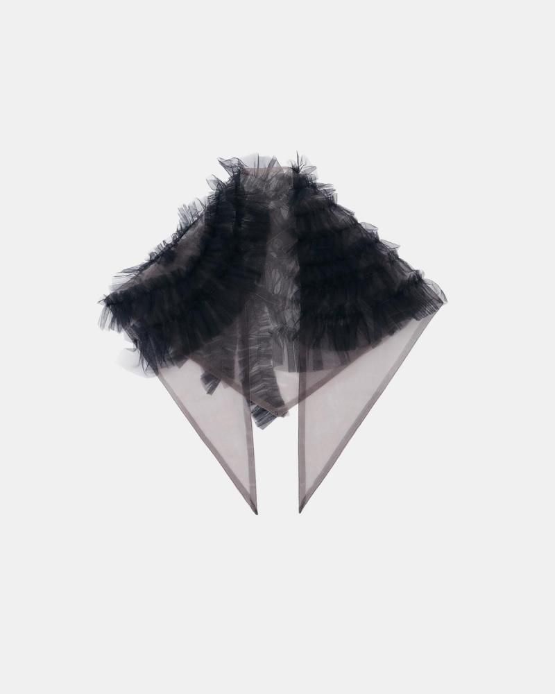 Tulle frill scarf