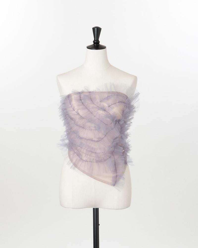 Tulle frill scarf