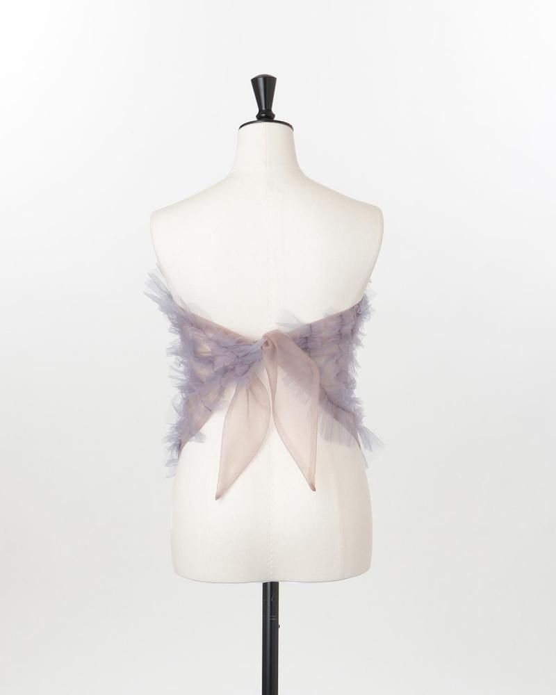 Tulle frill scarf