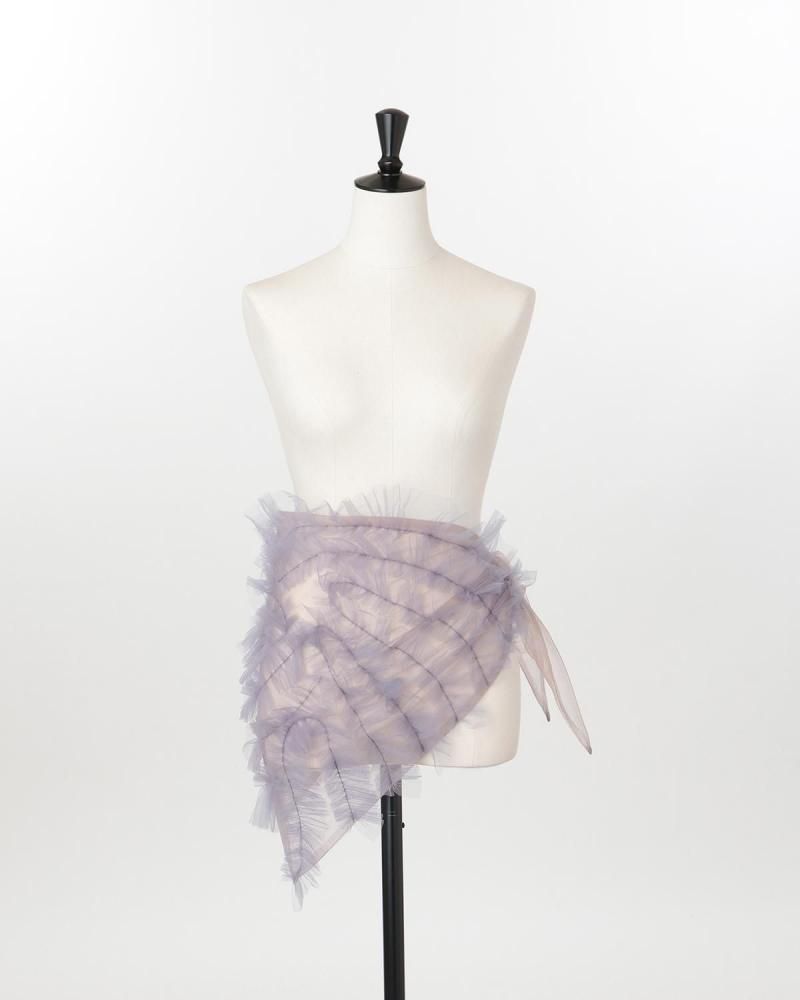Tulle frill scarf