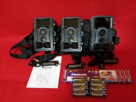 カメラ 3台セット 4K対応高感度、高性能動体検知カメラ3台セットレンタル7日間 - ペット