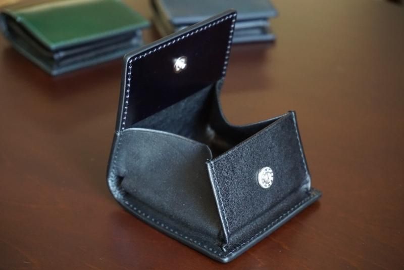 BOX COIN PURSE | CORDOVAN ボックスコインケース - AL.MONDO BOX COIN PURSE | CORDOVAN ボックスコインケース - AL.MONDO