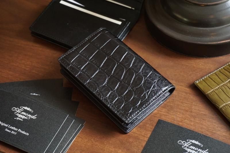 BUSINESS CARD HOLDER 【CROCODILE】名刺入れ【クロコダイル】 - AL.MONDO