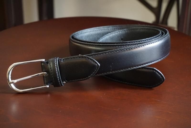 AL SOMERS アルソマーズ コンチョ ナロー レザー ベルト 211P▲ concho-bk-3.jpg