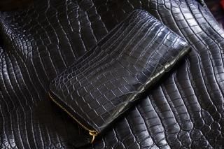 Round Zip Wallet CROCODILEۥ饦ɥåץåȡڥ