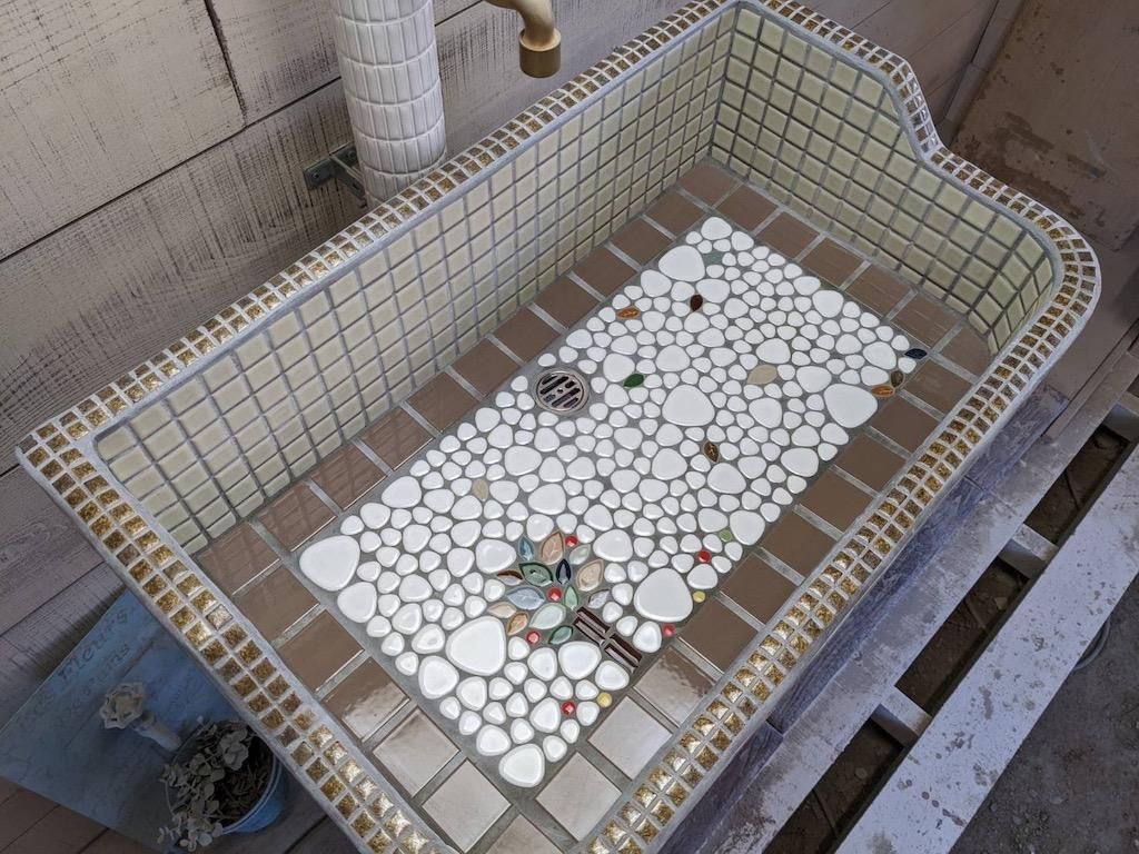 屋外専用】大人かわいいシックな北欧風シンク（Sサイズ）［商品