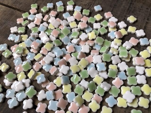 Fairy Cotton / 花、鳥、蝶々のタイル ブロック・パネル 110*61