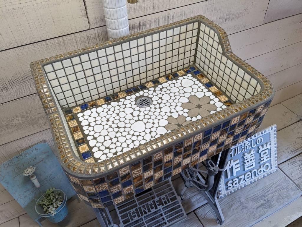 タイルガーデンシンク 楽天市場】人気！ガーデンシンク タイルシンク 防水 抗菌 洗面