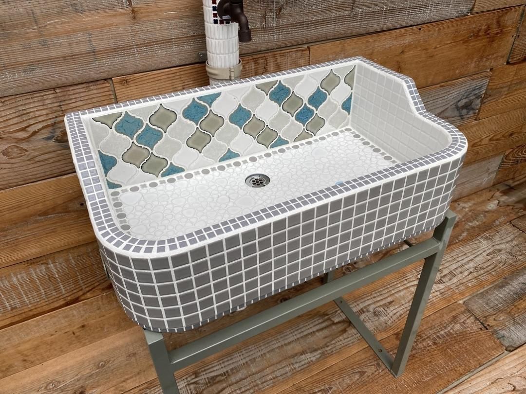 作善堂/SAZENDO SINKS 美濃焼タイルシンク｜レトロでおしゃれな日本製