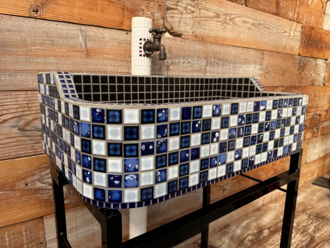 手造り流し台　タイル　シンク　モダン 楽天市場】ガーデンシンク タイル 流し台 新タイル流し台 角形