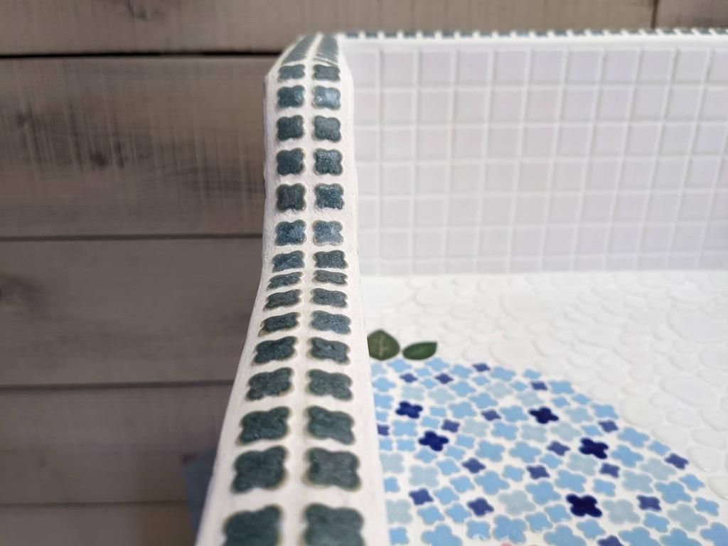 オーダー参考品-》【屋外専用】金魚と紫陽花のシンク(Lサイズ オーダー参考品-》【屋外専用】金魚と紫陽花のシンク(Lサイズ