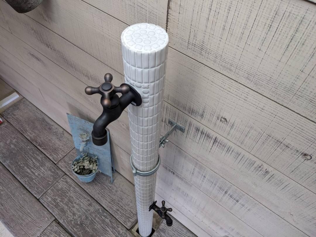 二口水栓柱販売開始!※受注後製作/納期約15営業日/1000mm/1370mm 二口水栓柱販売開始!※受注後製作/納期約15営業日/1000mm/1370mm