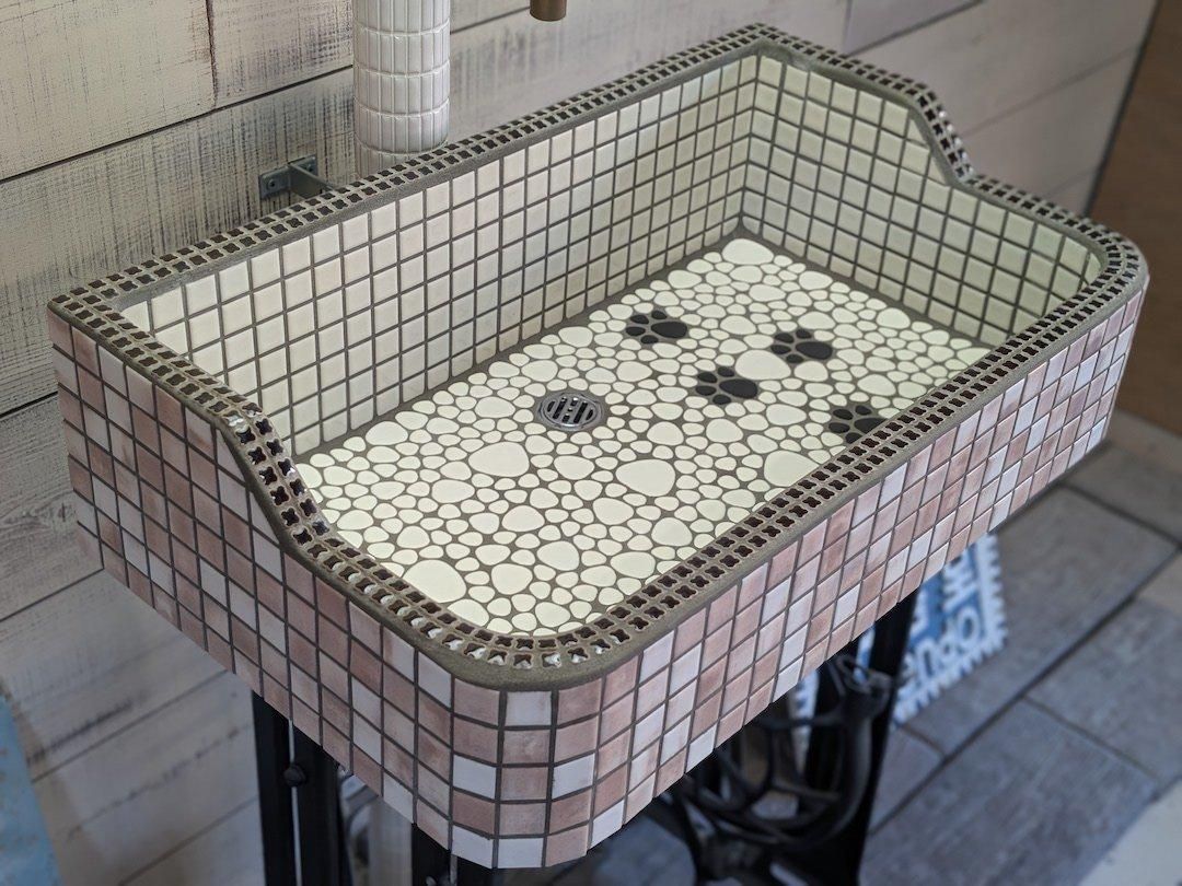 受注後製作/納期はお知らせにてご確認ください/屋外専用モルタルシンク