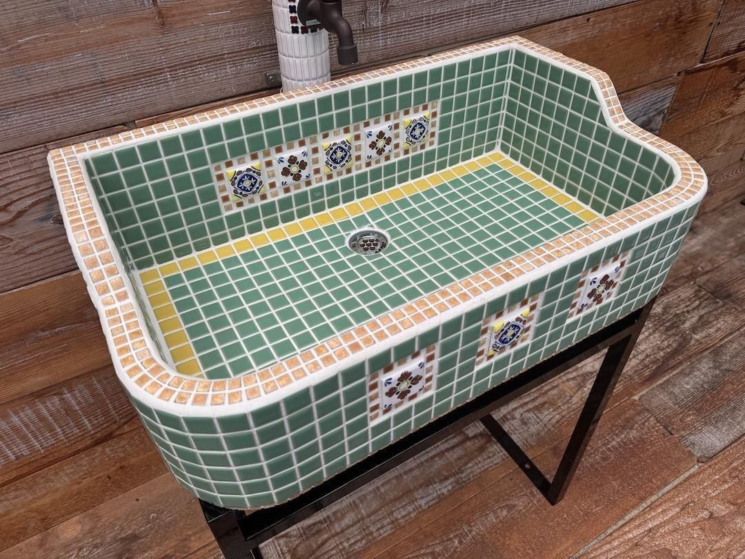 作善堂/SAZENDO SINKS 美濃焼タイルシンク｜レトロでおしゃれな日本製