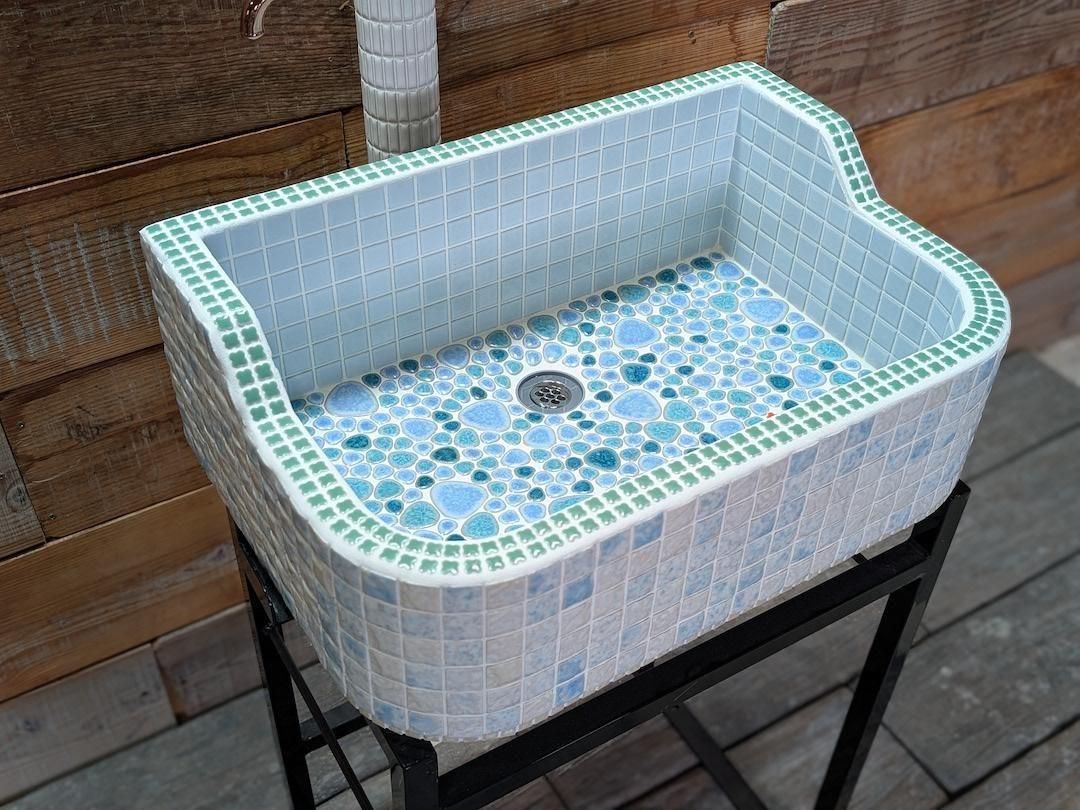 作善堂/SAZENDO SINKS 美濃焼タイルシンク｜レトロでおしゃれな日本製