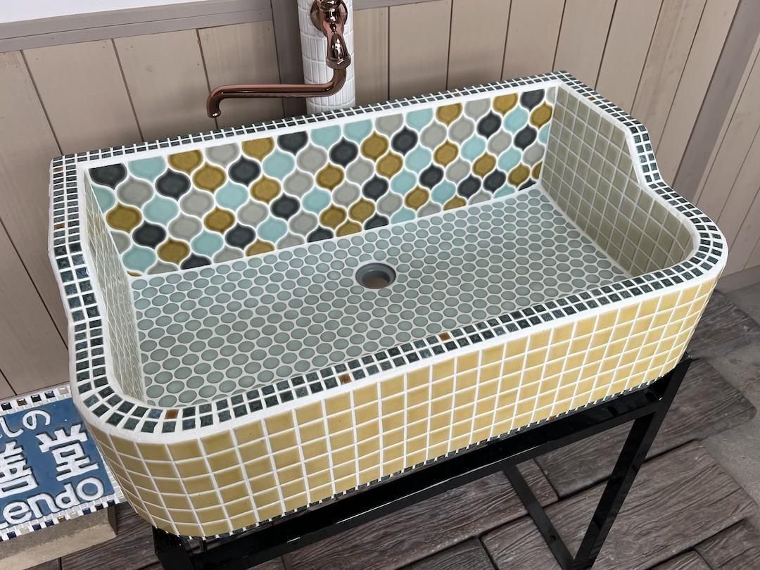 作善堂/SAZENDO SINKS 美濃焼タイルシンク｜レトロでおしゃれな日本製