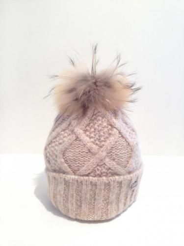 CALIMAR Knit hat-beige-