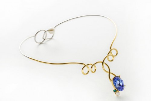 jewel　choker　necklace